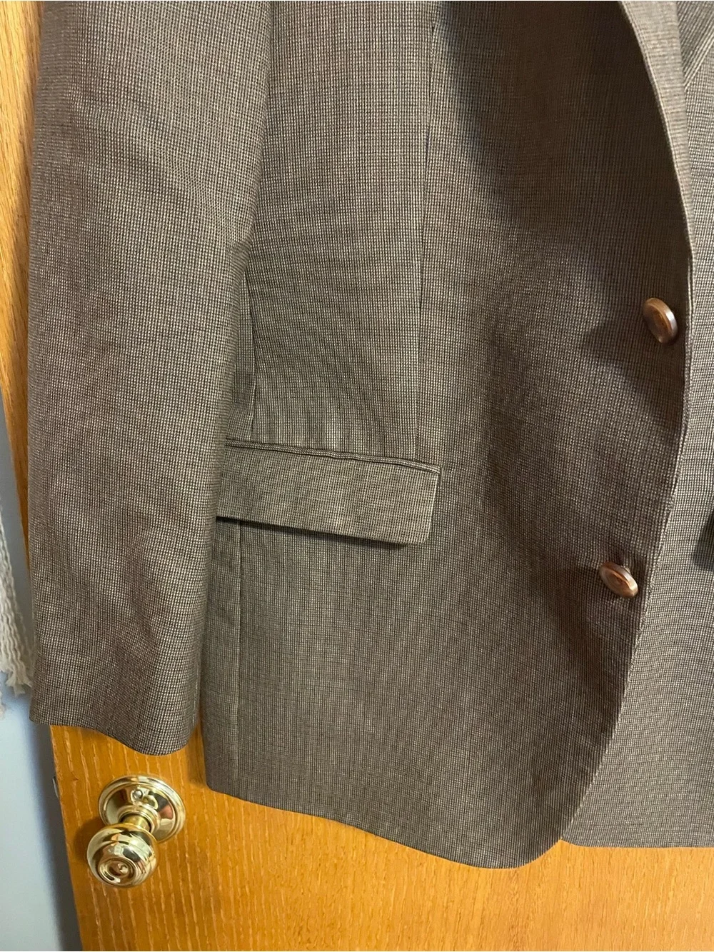 Ralph Lauren‎ Blazer Mens 41R Brown Sport Coat 90's Macy’s Vintage